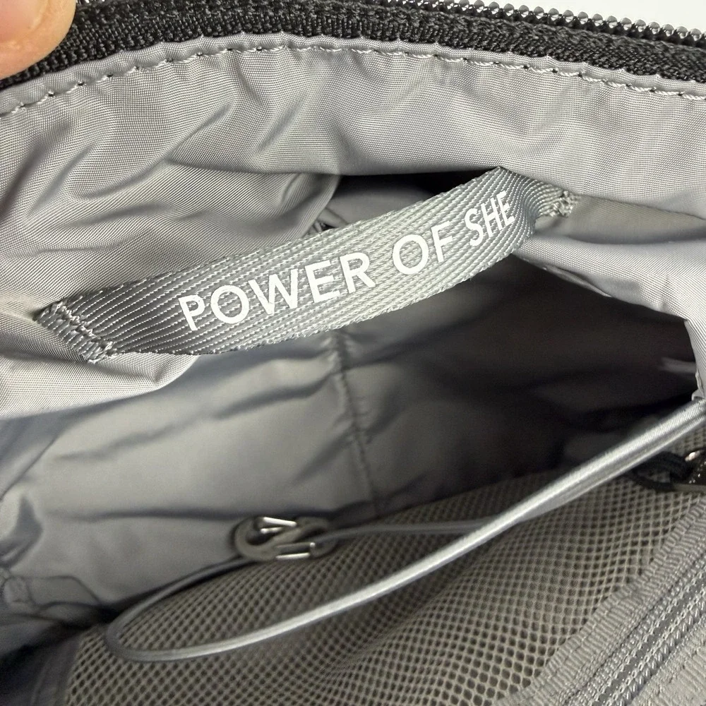 Athleta Excursion Belt Bag‎ Medium Black Nylon Waist Pack Unisex Brand New